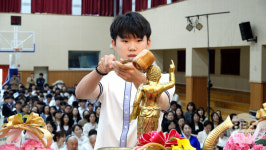 대전 보문중·고 불기 2569년 봉축관불식...자등명 법등명 