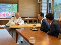당대표 출사표 민주당 정청래 의원, 진우스님 예방
