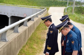 유재성 경찰청장 직무대행, 첫 현장 일정으로 오송 참사 현장 찾아