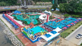 예천군, 한천과 패밀리파크에 어린이 물놀이장 개장