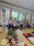 수성구, 경로당 어르신 대상 심폐소생술·AED 교육 실시