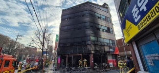 광주 남구 월산동 상가 화재…인명피해 없어