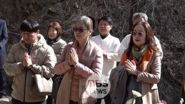 1백년 지나 돌아온 비로자나삼신불도