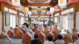 곡성 성륜사, 금타스님 다례재 봉행 ... 신임 주지 주원스님 취임