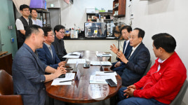 대구 올해 첫 폭염경보… 추경호, 쪽방촌 찾아 행정은 어려운 시민 곁에