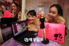 삼성전자, 여성 겨냥 바비 노트PC 출시