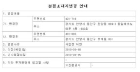 인포피아 본점 이전