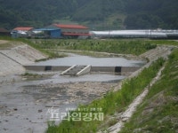 장수군, 장마철 대비 취입보 점검