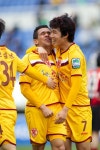 챔피언 잡은 광주FC 승리 기쁨 재현