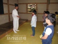 전남 화순 동면초, 학생 예절 캠프 참가