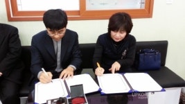 나눔과기쁨 화성동부지부, 오렌지헤어샵과 협약식 체결