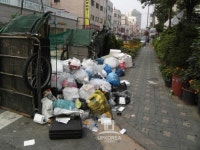 광진구 자마장공원 쓰레기집하장소, 주민들 갈수록 불만 커진다.