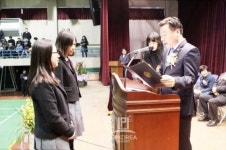강동구 상일.명일2동 박찬호 구의원, ‘제34회 상일여자중학교 졸업식’ 참석