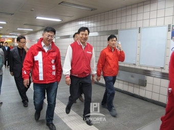 홍범식 새누리당 노원을 후보, 이준석 후보와 ‘4-7호선 급행열차 도입’ 서약