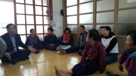 법성면장 경로당 안전점검 및 군·면정 시책 홍보