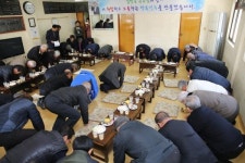 김항곤 군수 월항면 연두순시