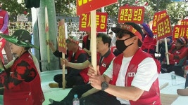 안양시 비산2동, 재건축지역 상가세입자 보상투쟁 3일째 계속 이어져