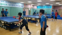 여수시 월호동, 어르신들의 탁구 열기로 ‘가득’