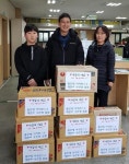 아이원태권도, 학익1동 어려운 이웃에 라면 전달