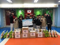 한결태권도, 별내동 저소득 어르신을 위한 쌀, 라면 전달