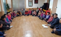 완주 봉동읍 마을 소통간담회 나서