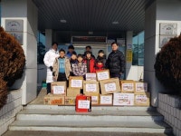 라온튼튼태권도장 관생 일동, 사랑의 라면 전달