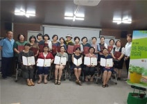 순천시, 2018년 힐링 원예지도자 양성교육 수료식 개최