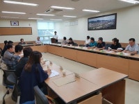 태풍 솔릭 북상에 따른 통장협의회 긴급 임시회의 개최