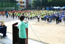 송파구의회 이성자 의장, 2018 삼전초등학교 가을 운동회 참석,축하인사