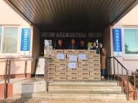 나주 동수농공단지 ㈜대한식품, 강추위 달랠 따듯한 누룽지 선물