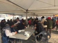 온양원도심 도시재생 지역주민협의체, 온천천 따뜻한 겨울나기 행사 진행