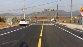 화순군, 춘양1 철도건널목 확장 안전사고 예방에 기여