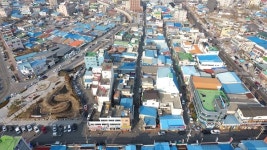 아산시 온양원도심 도시재생, 장미마을 유흥업소 철거 완료