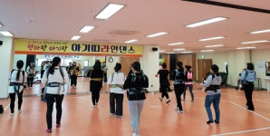 무안군 남악건강생활지원센터,엄마랑 아가랑 아기띠 라인 댄스프로그램 운영