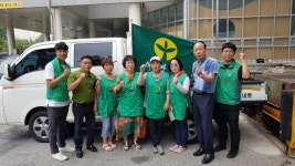 송내동 행정복지센터, 폭염대비 집중방역활동 실시