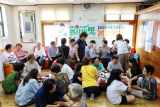 보영여고 학부모회, 경로당 자매결연 봉사