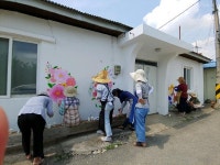이천시 도암2리 클린이천과 함께하는 마을회관 벽화 그리기 학습기부로 행복을 나눠요~