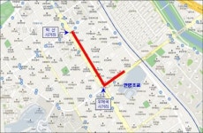 우체국사거리 ∼ 벽산사거리 노후상수도관 교체한다.
