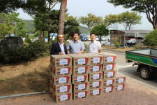 신김포농업협동조합 돼지열병 방역초소에 격려 위문품 전달