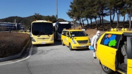 남원시 코로나19 확산차단 대중교통 외 전 차량 방역 실시