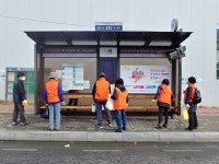 송산1동 주민자치위원회·체육진흥회 코로나19 차단을 위해 방역, 또 방역