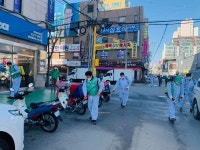 창전동 민·관 코로나 19 합동 방역 실시