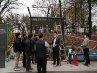 서울특별시 강북구의회 최치효 의원, 번3동 마을버스정류장 승차대 2개소 신규 설치현장 확인