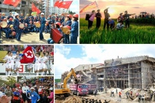 경제는 어려워도 청년절은 성대하게… 창평농장, 대규모 체육행사