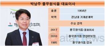 박남주 풀무원식품 대표, 취임 후 역대 최고 실적 찍어