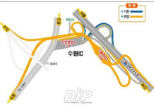 수원나들목 부근 정체현상 사라진다