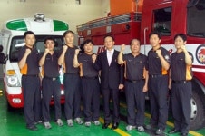 울산시소방본부, 공단119안전센터방문 격려