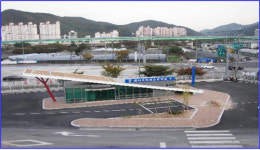 경남 창원 내서고속버스터미널 준공 3일 첫차운행
