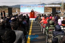보성군, 수해복구사업인 선암천 금천교 준공