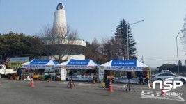 섬진강휴게소(부산방향), 설 맞이 ‘광양 농·특산물 직거래 장터’ 열려